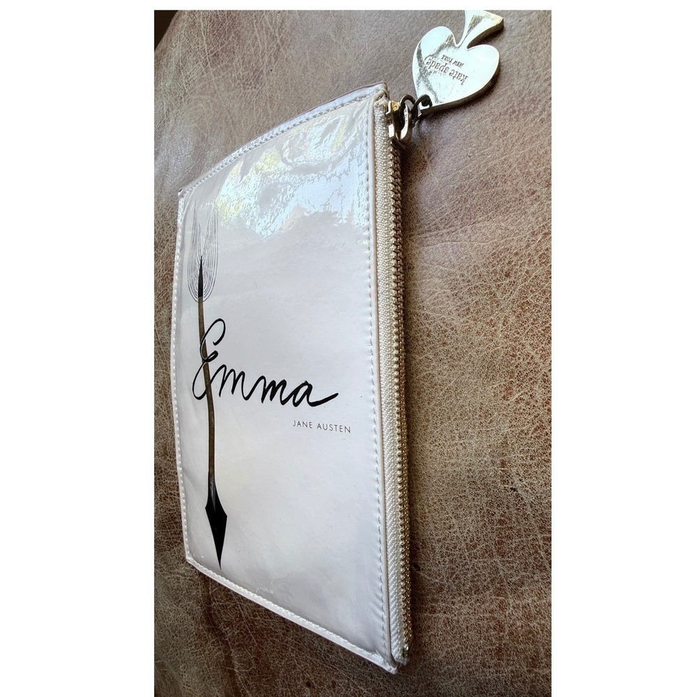 Booklover Kate Spade Makeup Bag Jane Austen Rare Emma Book Clutch Makeup Trendy‎